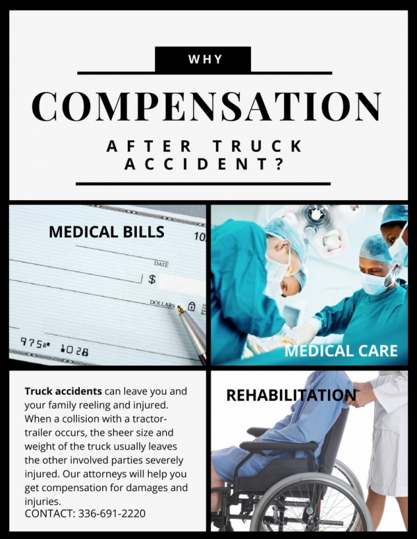Why do you need compensation after a truck accident in NC?